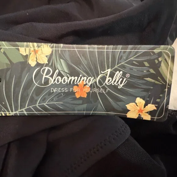 Blooming Jelly Black Swim Dress NWT Size XXL - Picture 11 of 13